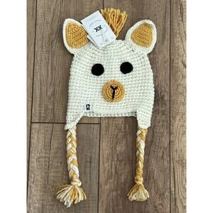 KROCHET KIDS Knit One Size Alpaca Beanie Eco-Friendly Yarn Made in Uganda, NWT‎